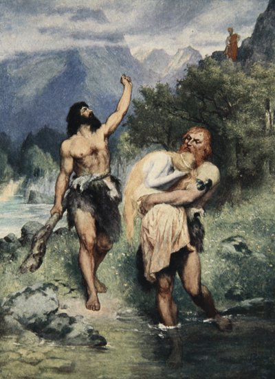 The giants bore Freia away by Ferdinand Leeke